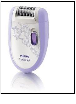 philips satinelle épilateur électrique hp6509 ht6507